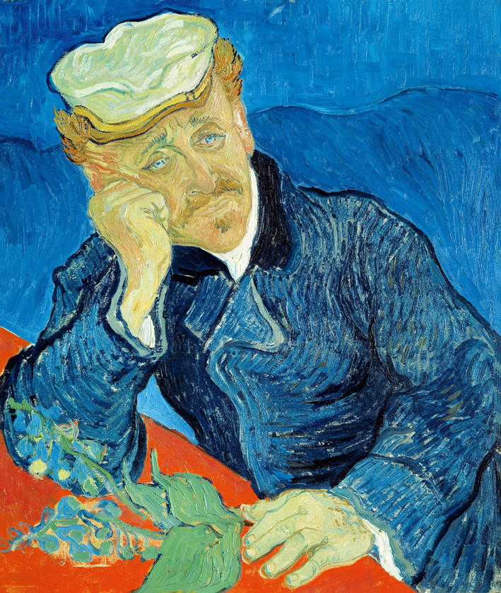  文森特·威廉·梵高  Vincent Willen Van Gogh ——加歇医生 1890